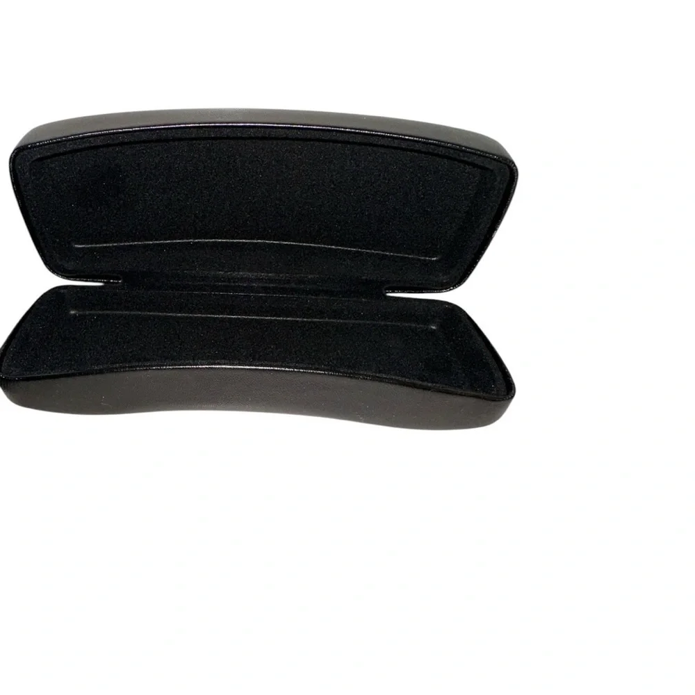Black Vegan Leather Glasses Case “YOU ARE SPECTACULAR” in WhiteContrast Print